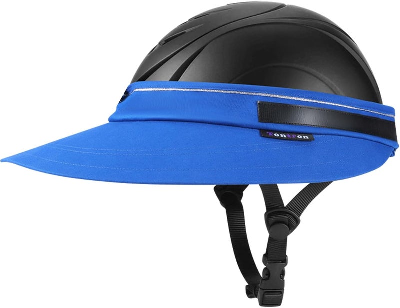 Tontron Horsriding Helmet Visor |Helmet Sunshade with Removable Neck Flap - Image 1